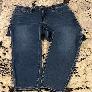 Madewell Women’s Dark Blue Straight Jeans